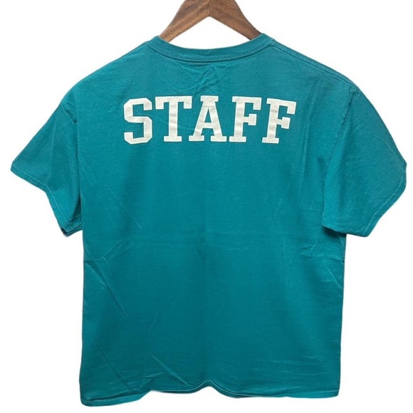 NFL shop at Super Bowl football staff rare pro sports Limited Y2K work T-shirt - Picture 4 of 4